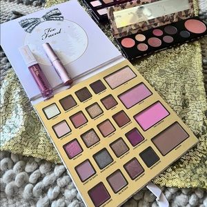Too faced and multiple brand makeup eyeshadow palettes